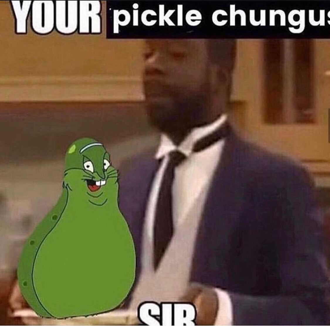 Pickle Chungus meme